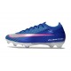 Chaussures Nike Mercurial Vapor XVI Elite FG Bleu Argent Rose