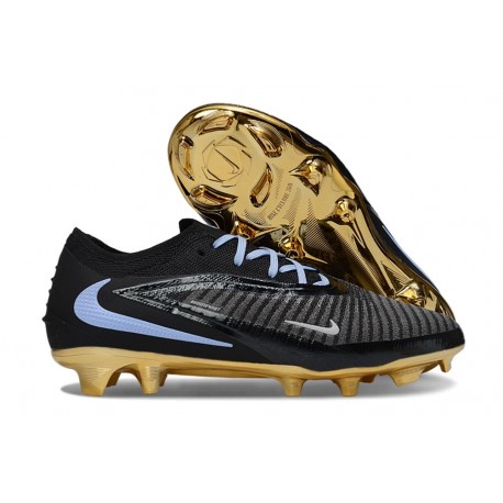 Nike Phantom 6 Low Elite FG Nouveau Noir Or