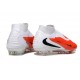 Chaussure de football Nike Phantom 6 High Elite FG Rouge Blanc