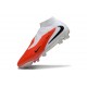 Chaussure de football Nike Phantom 6 High Elite FG Rouge Blanc