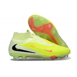 Chaussure de football Nike Phantom 6 High Elite FG Jaune Vert