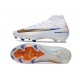 Crampons Nike Mercurial Superfly 10 Elite FG Blanc Or Bleu