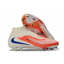 Chaussure de football Nike Phantom 6 High Elite FG Rouge Blanc Noir