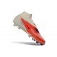 Chaussure de football Nike Phantom 6 High Elite FG Rouge Blanc Noir