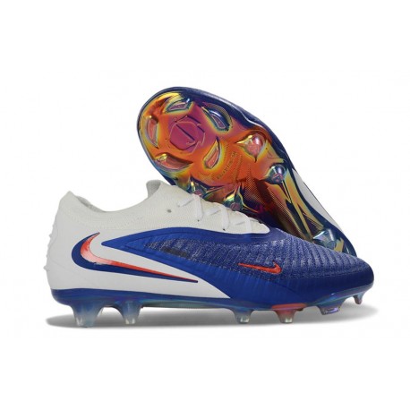 Nike Phantom 6 Low Elite FG Nouveau Bleu Rapide Blanc