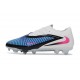Nike Phantom 6 Low Elite FG Nouveau Bleu Rapide Rose Explosif Blanc