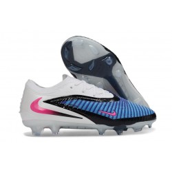 Nike Phantom 6 Low Elite FG Nouveau Bleu Rapide Rose Explosif Blanc