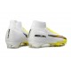 Nike Air Zoom Mercurial Superfly X Elite FG Blanc Jaune Or