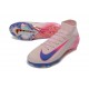 Nike Air Zoom Mercurial Superfly X Elite FG Rose Bleu