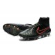 Crampons de Foot Nike Magista Obra FG ACC Homme Noir Rouge