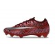 Chaussures Nike Mercurial Vapor XVI Elite FG Rouge Argent