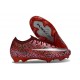 Chaussures Nike Mercurial Vapor XVI Elite FG Rouge Argent