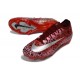 Chaussures Nike Mercurial Vapor XVI Elite FG Rouge Argent