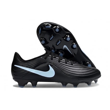 Crampons de Foot Nike Tiempo Maestro Elite FG Noir Bleu Glacé