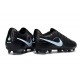 Crampons de Foot Nike Tiempo Maestro Elite FG Noir Bleu Glacé