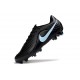 Crampons de Foot Nike Tiempo Maestro Elite FG Noir Bleu Glacé
