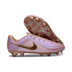 Crampons Nike Tiempo Maestro Elite LE FG Bronze Rouge Mét Or Rose Mét