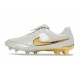 Crampons de Foot Nike Tiempo SE Elite FG Blanc Or
