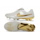 Crampons de Foot Nike Tiempo SE Elite FG Blanc Or
