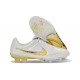 Crampons de Foot Nike Tiempo SE Elite FG Blanc Or