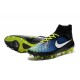 Crampons de Foot Nike Magista Obra FG ACC Homme Bleu Noir