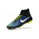 Crampons de Foot Nike Magista Obra FG ACC Homme Bleu Noir