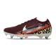 Nike Zoom Mercurial Vapor 16 Elite SG Pro United - Bordeaux Argent Métallisé Rouge Fossile