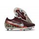 Nike Zoom Mercurial Vapor 16 Elite SG Pro United - Bordeaux Argent Métallisé Rouge Fossile