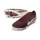 Nike Zoom Mercurial Vapor 16 Elite SG Pro United - Bordeaux Argent Métallisé Rouge Fossile