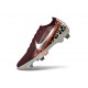 Nike Zoom Mercurial Vapor 16 Elite SG Pro United - Bordeaux Argent Métallisé Rouge Fossile