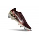 Nike Zoom Mercurial Vapor 16 Elite SG Pro United - Bordeaux Argent Métallisé Rouge Fossile