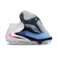 Chaussure Nike Phantom 6 High Elite FG Bleu Rapide Rose Explosif Blanc