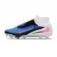 Chaussure Nike Phantom 6 High Elite FG Bleu Rapide Rose Explosif Blanc