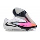 Chaussures Nike Phantom 6 L Elite FG Rose Blanc Noir