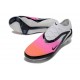 Chaussures Nike Phantom 6 L Elite FG Rose Blanc Noir