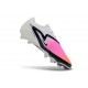 Chaussures Nike Phantom 6 L Elite FG Rose Blanc Noir