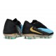 Chaussures Nike Phantom 6 L Elite FG Bleu Noir Or