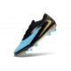 Chaussures Nike Phantom 6 L Elite FG Bleu Noir Or