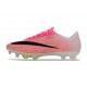 Chaussures Nike Mercurial Vapor XVII Elite FG Rose Noir