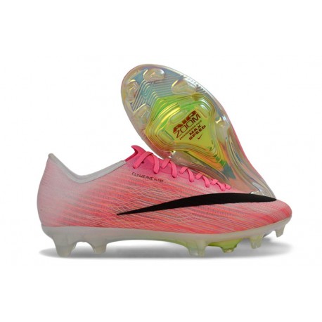 Chaussures Nike Mercurial Vapor XVII Elite FG Rose Noir