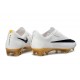 Chaussures Nike Mercurial Vapor XVII Elite FG Blanc Noir Or