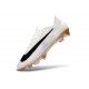 Chaussures Nike Mercurial Vapor XVII Elite FG Blanc Noir Or