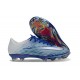 Chaussures Nike Mercurial Vapor XVII Elite FG Bleu Blanc Argent