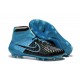 Chaussette Sport Nouvelle Nike Magista Obra FG Cuir Noir Bleu