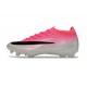Chaussures Nike Mercurial Vapor XVII Elite FG Rose Noir