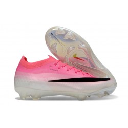 Chaussures Nike Mercurial Vapor XVII Elite FG Rose Noir