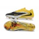 Chaussures Nike Phantom 6 L Elite FG Jaune Noir Argent