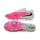 Chaussures Nike Phantom 6 L Elite FG Rose Blanc Noir