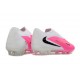 Chaussures Nike Phantom 6 L Elite FG Rose Blanc Noir