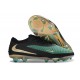 Chaussures Nike Phantom 6 L Elite FG Vert Noir Argent